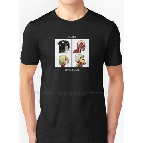 Titanz Days ( Snk ) T Shirt 100% Pure Cotton Attack On Titan Shingeki No Kyojin Season 4 Titan Aot Snk Eren Titan Eren