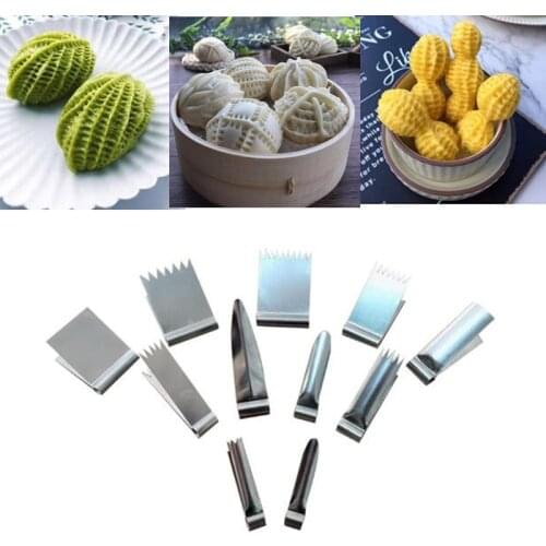 Hot Sale Walnut Cake Molds Cake Decorating Tools Stainless Steel Clips Baking Bread Dessert Pastry Decoration Clips Peanut Mold
