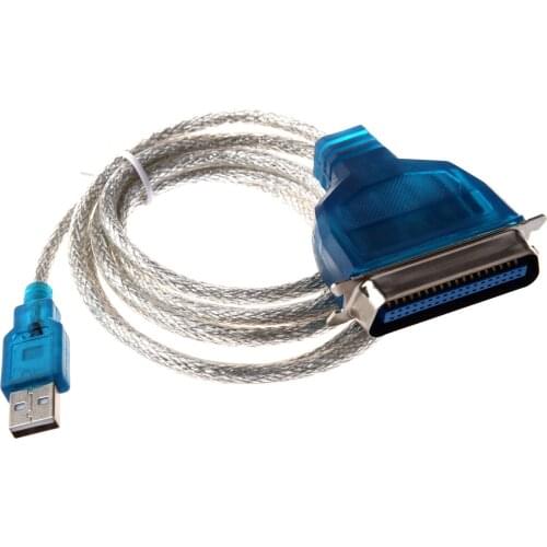 USB to Parallel IEEE 1284 Printer Adapter Cable PC (Connect your old parallel printer to a USB port)
