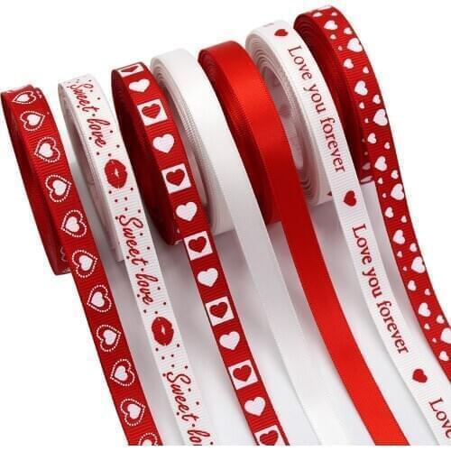 Love Red Ribbon Lover Gifts Box Packaging Wedding Event Party Christmas Handmade Bowknot Hair Accessory Cake Bouquet Decoration