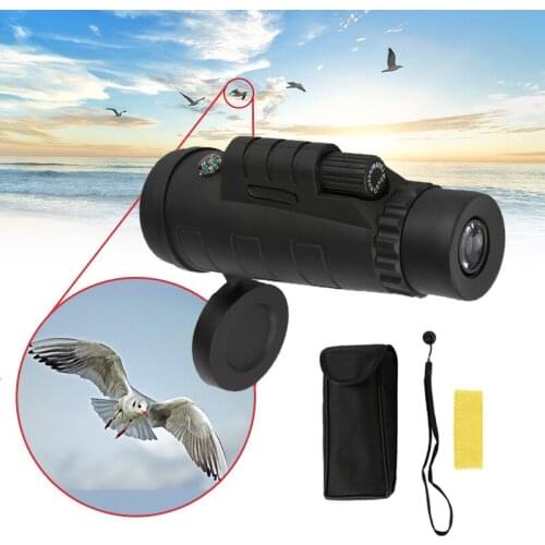 Mini Handy Monocular Telescope 40X60 Non-slip Telescope For Outdoor Hunting Camping Equipment
