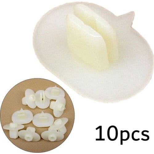 Set Of 10 Bumper Side Grommet Nylon Nut Fastener Clips For Honda 71144-SR3-A00 For 1998-2002 HONDA ACCORD COUPE