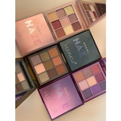 New 9 Colors Nude Eyeshadow Kit Matte Glitter Eyeshadow Palette Makeup Diamond Glitter Metallic Shiny Nude Eye Pigment Cosmetics