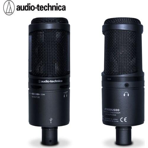 Original Audio-Technica AT2020 Condenser Microphone Set Professional Recording Live Singing Mobile Phone Special AT2020USB