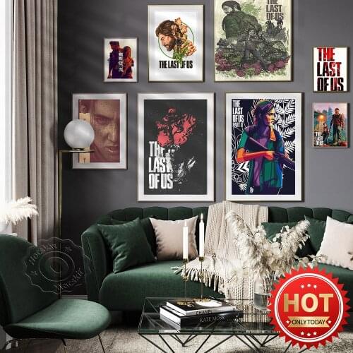 The Last Of Us Game Poster, Video Game Poster, Ellie Joel Milla Tommy Game Gift Poster, Club Wall Decor, Kids Room Wall Decor