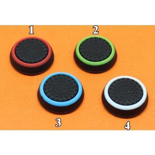 4pcs Silicone Analog Thumb Stick Grips Cover For Xbox 360 One Playstation 4 For PS4/PS3 Pro Slim Gamepad Cap Joystick Cap Cases