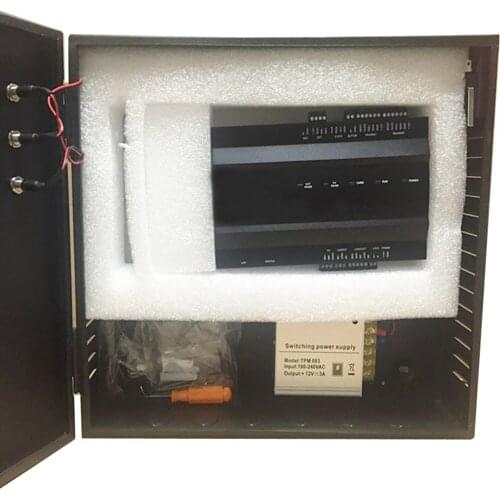 Tcp/Ip Access Control System Four door Security Access Controller with Back Up battery Function Power unit