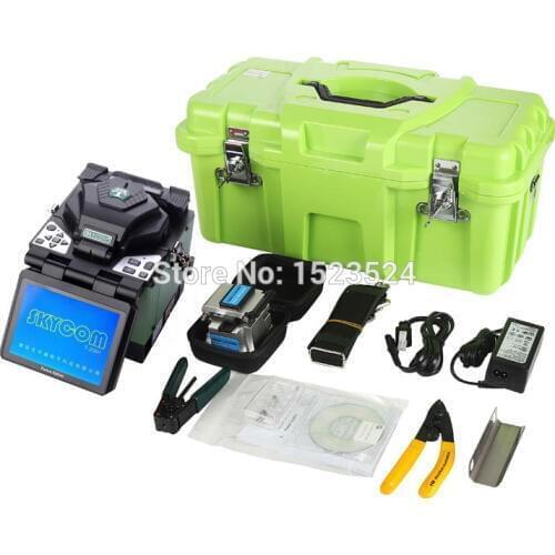 SKYCOM High Quality Automatic Focus T-208H Optical Fiber FTTH Fusion Splicer Welding Machine