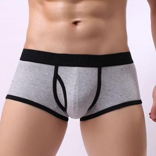 Longjiang Sexy Mens Underwear Boxers Mens Underpants For Man Panties Breathable Bodysuit cuecas hombres boxeador Calzoncillos