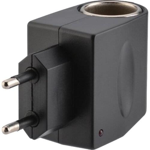 Universal 220V AC To 12V DC Car Power Adapter Socket Converter 220V To 12V Household Cigarette Lighter Wall Power Socket Plug