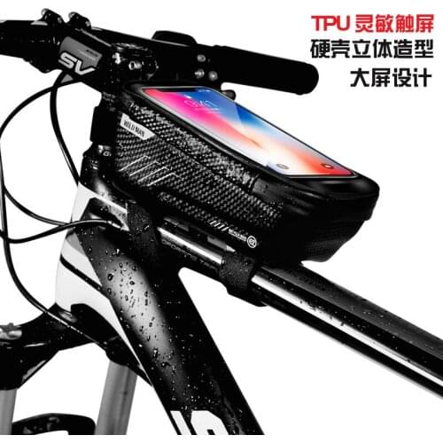 Bike Bag Frame Front Top Tube Cycling Bag Waterproof Case Touchscreen Bag MTB Pack Bicycle Accessories