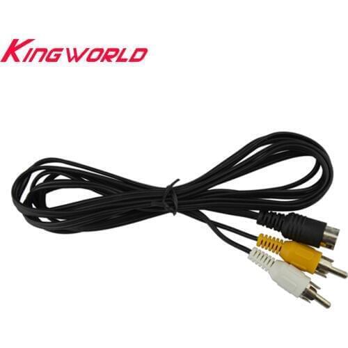 High quality AV Cable 3 pin for SEGA Mega Drive 2 RCA Cord for SEGA Genesis 2