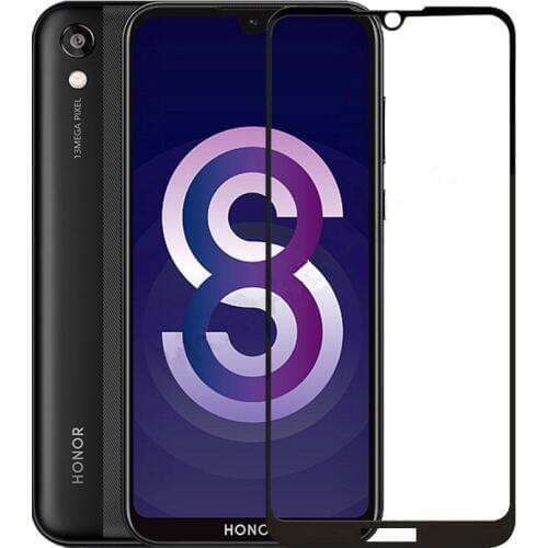 Protective glass on the for Huawei honor 8s 8x 8c 8a Full cover tempered glass hono honer 8 s x c a screen protector touch film