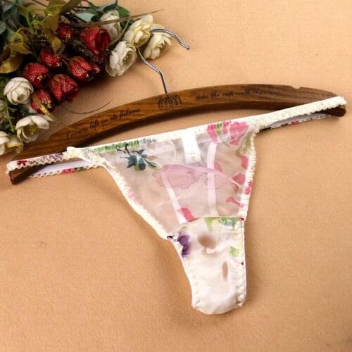 Pure silk Thong Female 100% Mulberry Silk Low-waist Sexy Georgette G Strings L/XL/XXL FREE SHIPPING
