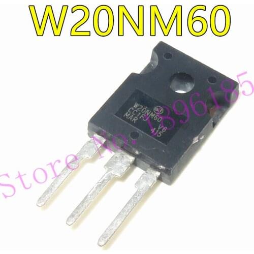 1PCS W20NM60 STW20NM60 20N60 TO-247 High-power field effect switch tube LCD field effect tube 600V 20A in-kind shooting