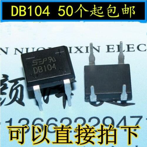 10pcs/lot New rectifier bridge 1A400V square bridge DB104 bridge pile genuine DB104