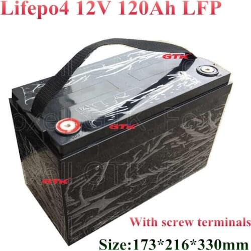 12V 120AH LiFePO4 Power Cells Deep cycle discharge Battery Pack 12.8v for Auto Motor Boat RV Solar Energy Yacht Wholesale price