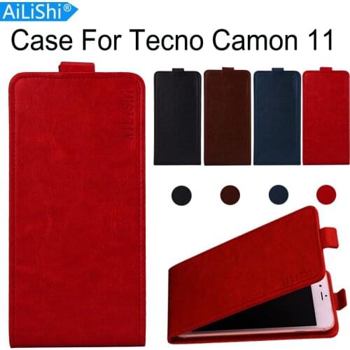 AiLiShi Case For Tecno Camon 11 Luxury Flip PU Leather Case Camon 11 Tecno Exclusive 100% Phone Protect Cover Skin+Tracking