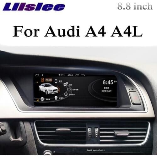 For Audi A4 A4L B8 8K 2009~2016 CarPlay Car Multimedia Player NAVI 8.8 inch Screen MMI Car Radio Stereo GPS Frame Navigation