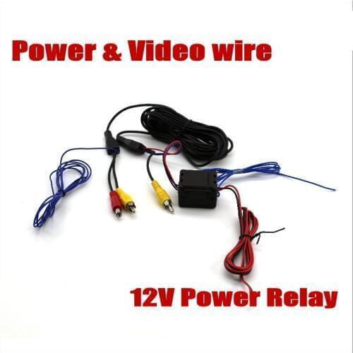 Car Capacitor Filter / 12V DC Relay / Rectifiers For Car Rearview Backup Camera Video & Power Wires Cables Stabilized