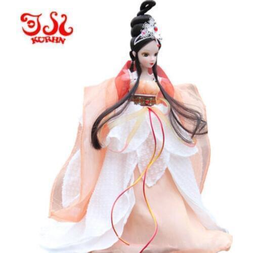 Free shipping 29CM Kurhn Dolls For Girl Chinese Traditional Doll Joint Body Model Toys For Children Kids Birthday Gift #9089