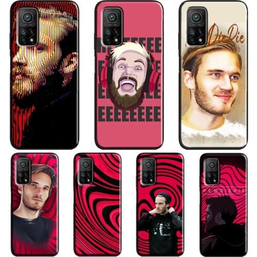 PewDiePie Wave Case For POCO F3 F2 M3 X3 Pro Cover For Xiaomi Mi 11 Lite Ultra Mi 10T Pro Mi Note 10 Lite