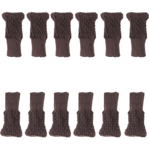 24 Double-Layer Knitted Stitching Non-Slip Felt Foot Cover Bubble Table Chair Leg Cover Stool Foot Cover Foot Pad