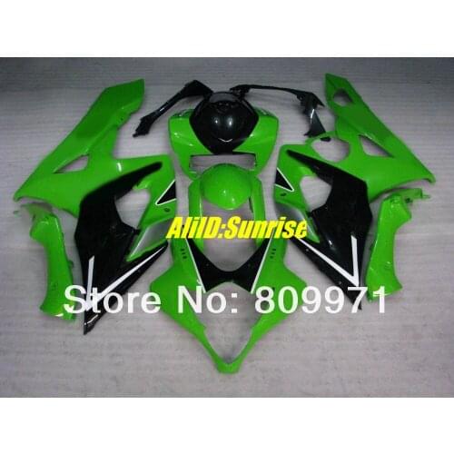 ABS green black Fairing KIT for SUZUKI GSXR1000 2005 2006 GSX-R1000 GSXR1000 K5 05 06 Injection mold Fairings set+gifts
