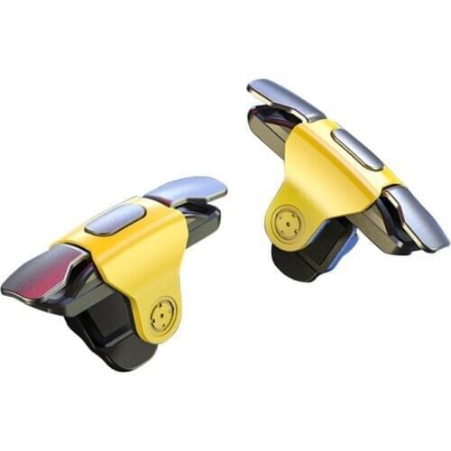 2 Pcs Metal Buttons Mobile Games Shooting Trigger Controller for Android/iOS Phone Accessories For PUBG/Survival Rules