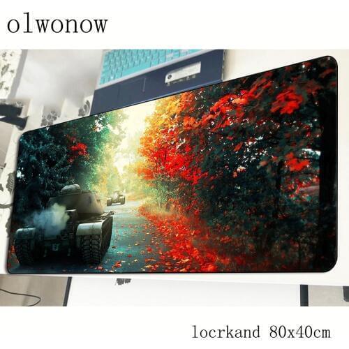 World of Tanks mouse pad 80x40cm Beautiful mousepads best gaming mousepad gamer present personalized mouse pads keyboard pc pad