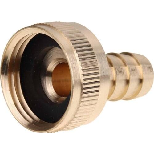 The Brass 1/2" Barb x 3/4" FHT Hose Repair/Connector, Garden Hose Fitting
