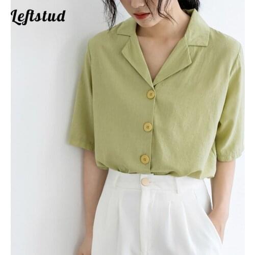 Женские рубашки с коротким рукавом Leftstud China At AliExpress