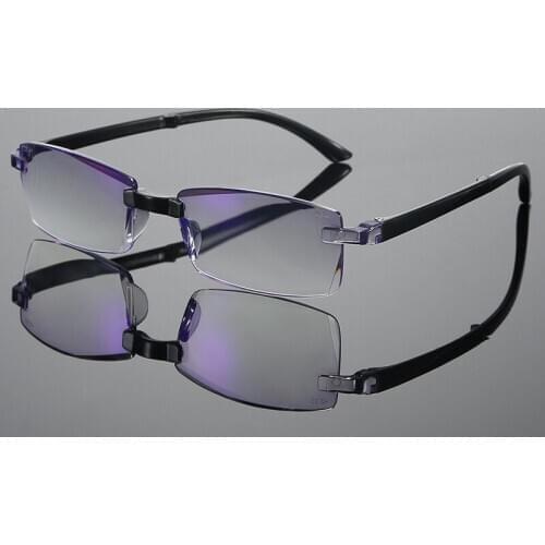 Fashion Foldable Presbyopia Glasses Folding Men Women Reading Glasses Computer Eyeglasses with Case 1.0 1.5 2.0 2.5 3.0 3.5 4.0