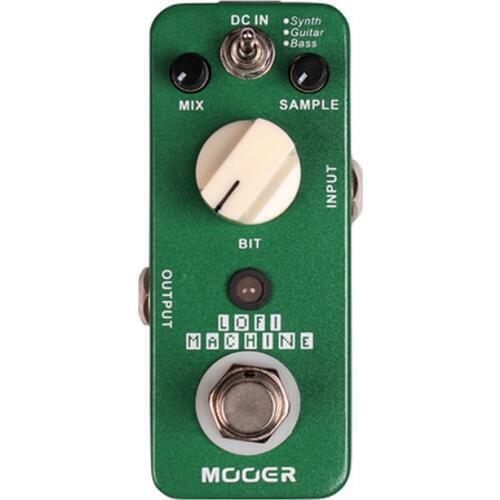 MOOER LOFI MACHINE Sample Reducing Pedal Bass Guitar Effect 3 Modes True Bypass Full Metal Portable Guitar Effects Accessories