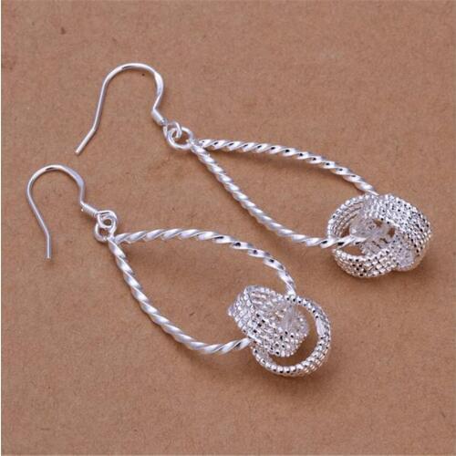 New Listing silver color simple wild charm zircons earrings hot selling burst models fashion classic jewelry