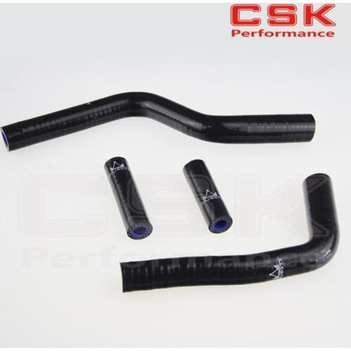 Silicone Radiator Coolant Hose for Yamaha YZ125 YZ-125 03 04 05 06 07 08 BLACK