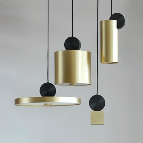 Modern pendant lights Nordic living room designer pendant lamps corridor bar cafe model room Kitchen Home decor Light Luminaire