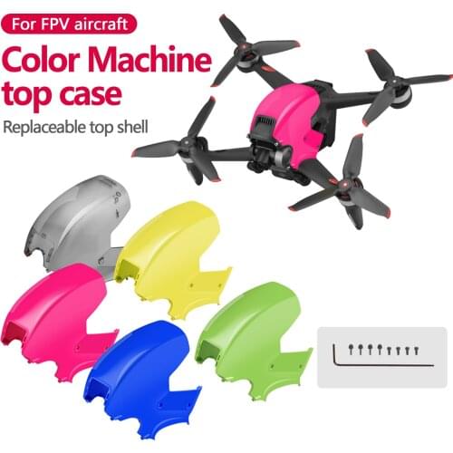 SUNNYLIFE Plastic Top Shell Aircraft Protection Replacement Cover Case with Screws Screwdriver for DJI FPV Drone Accessories