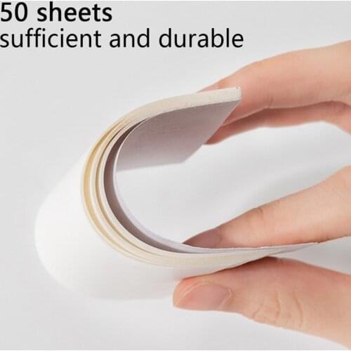 Transparent 50 Sheets Memo Sticky Note Paper Daily Check List School Station