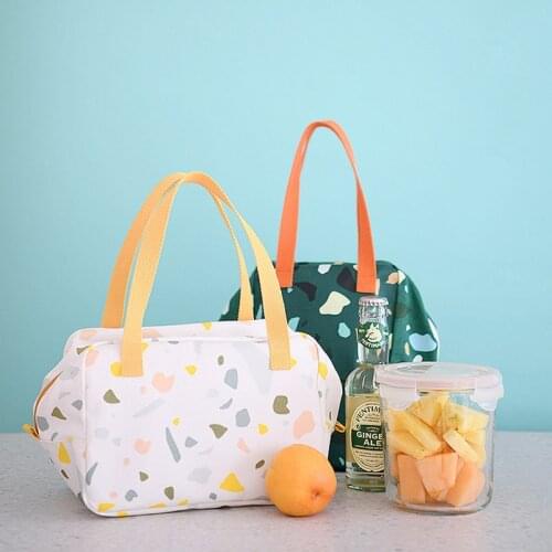 Waterproof Oil-Proof Lunch Box Bento Bag Handbag Bento Lunch Box Bag Storage Large Office Worker