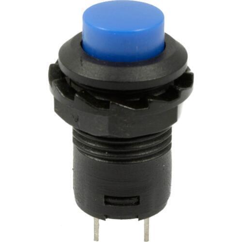 YOCOMYLY 20pcs Blue 12mm 125V/3A 250V/1.5A Doorbell Car 12V Momentary Push Button Switch