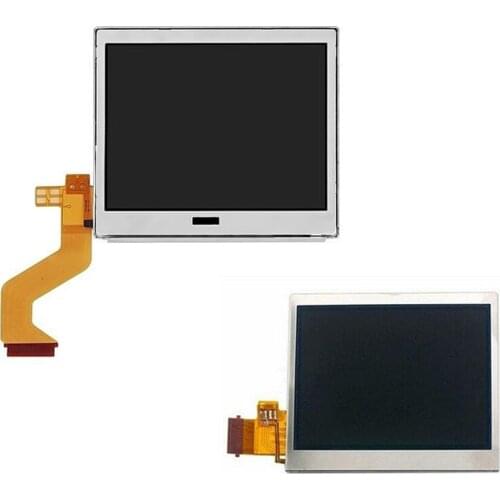 100pcs Top Bottom LCD Display Screen For NDS Lite N DSL Game Console Bottom Down LCD Screen Replacement