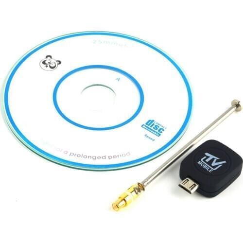 1 pc Mini Micro USB DVB-T Input Digital Mobile TV Tuner Receiver for Android 4.1-5.0 EPG Supporting HDTV Receiving
