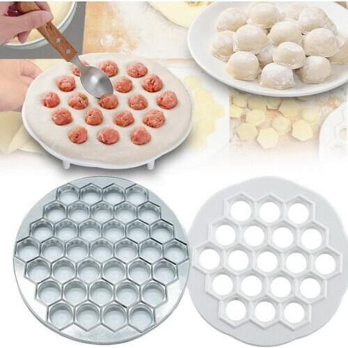 19 37 Holes Kitchen Dough Press Ravioli Making Mould Dumpling Mold Maker DIY Maker Dumpling Pelmeni Mold Pasta Form