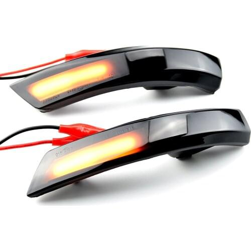 2pcs Flowing Side Wing Rearview Mirror Indicator Blinker LED Dynamic Turn Signal Light For Ford Focus 2 3 Mk2 Mk3 Mondeo Mk4