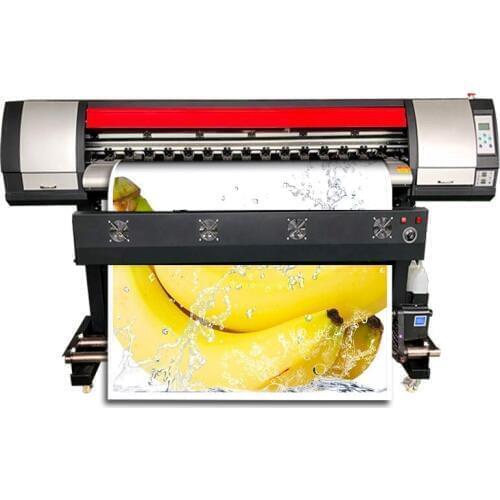 6Ft Large Format Eco Solvent Printer 1.8M Outdoor Plotter For Stick Wallpaper Double Head Xp600 Vinyl Industrial Inkjet Printer