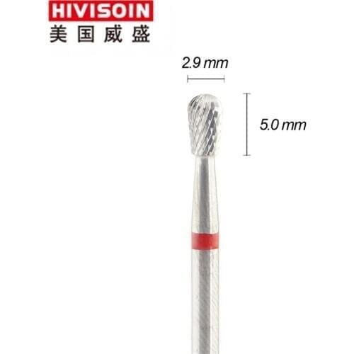 Cross cut fine (0217.029)- ISO140 -Tungsten Carbide Burs - HIVISOIN Carbide Nail Drill Bit&Dental Burs