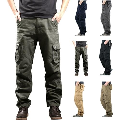 Men Jogger Pants Summer Cargo Pants Military Casual Outwork Waterproof Breathable Sports Trousers Man