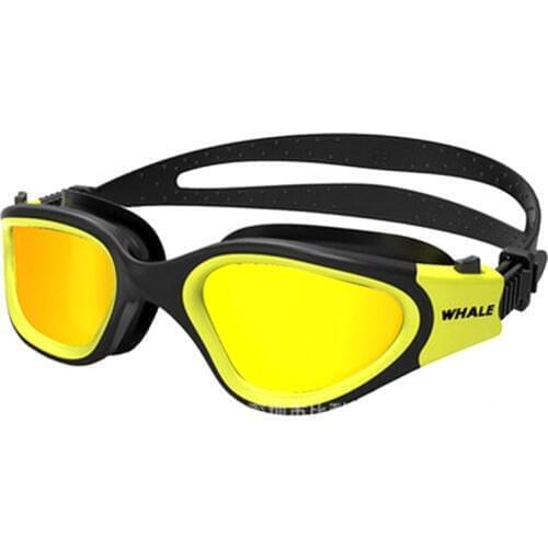 C227 Waterproof anti - fog high - definition large box goggles electroplating swimming glasses swimming supplies