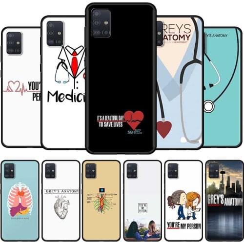Greys Anatomy Case For Samsung Galaxy A51 A21S A71 A31 A52 A41 A11 A72 A32 A42 5G A01 A91 A12 A02 Cell Phone Soft Cover